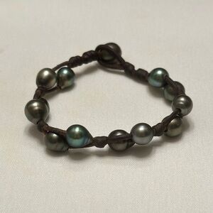 Wendy Mignot Tahitian Pearl Little Tobago Bracelet  7.5”